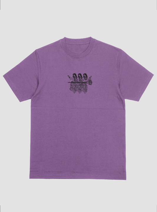 ADB Hula Girls Vintage Purple T Shirt